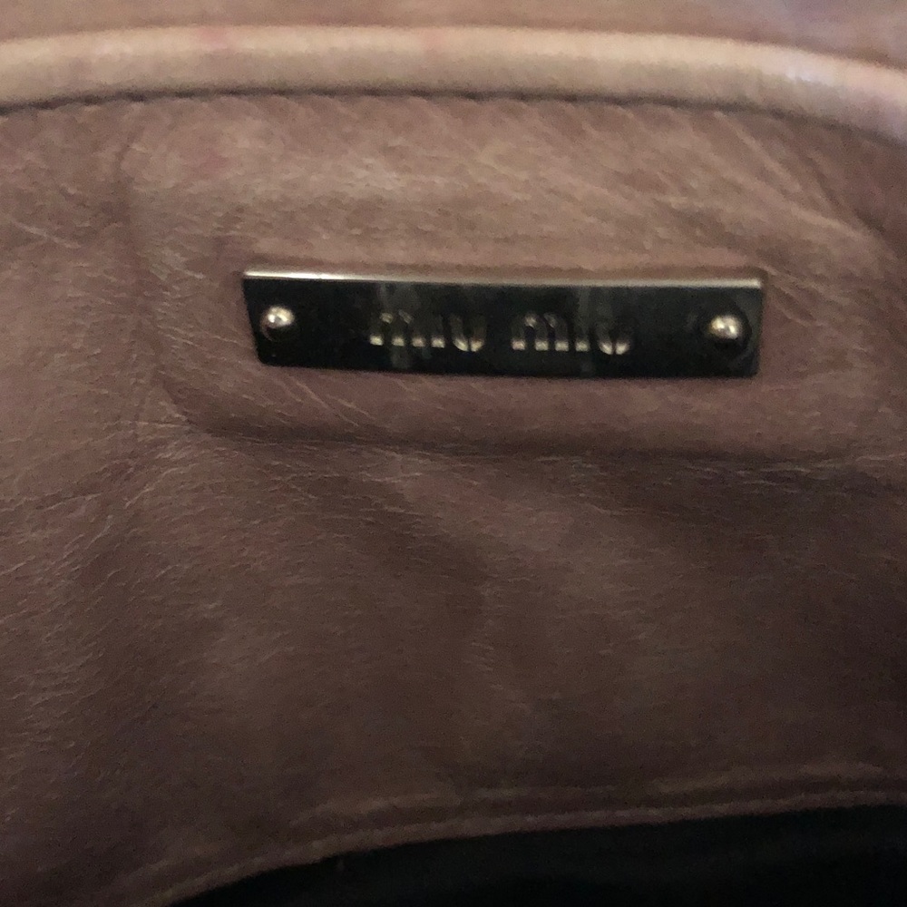 Miu Miu Quilted Light Pink matelassé Shoulder crossbody Bag with Chain Strap - Picture 6 of 10